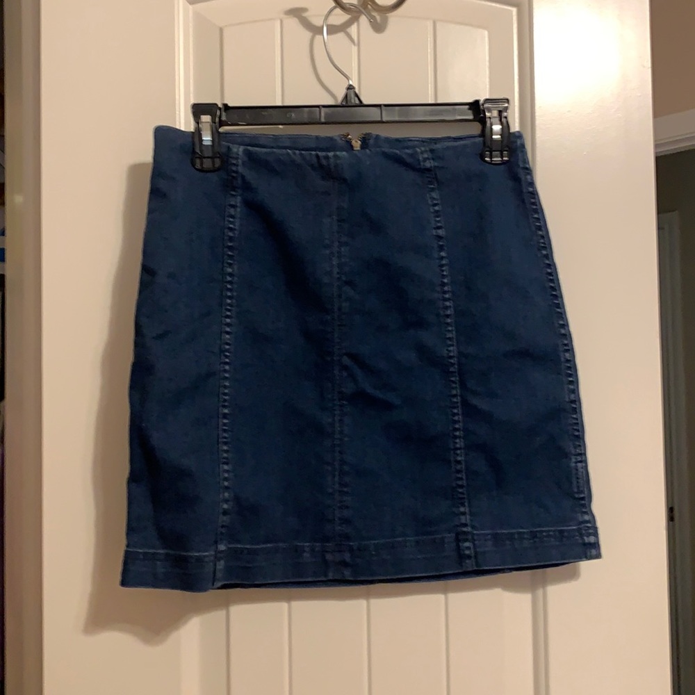 Denim jean skirt